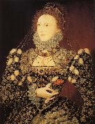 Nicholas Hilliard Queen Elizabeth I oil painting